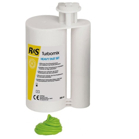 R&S Turbomix Heavy Fast set Impression material for Automatic Mixing (2 x380ml)